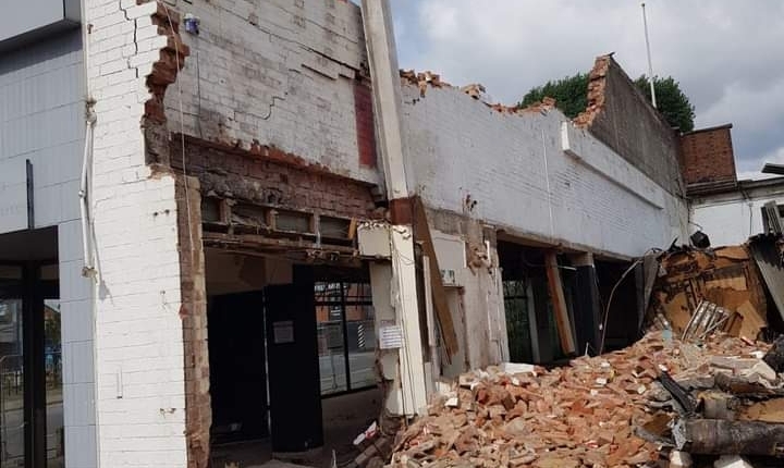 Demolition in Kendal