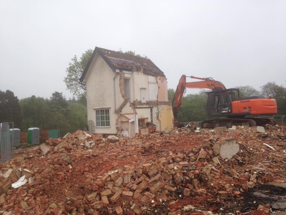 Demolition in Lancaster