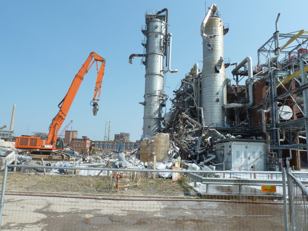 Workington industrial demolition